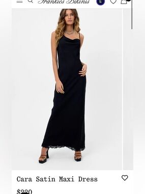 Cara satin dress Frankie’s bikini sold out on website for 220